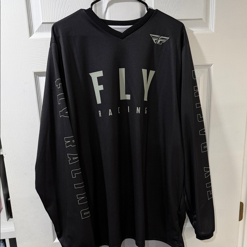 Fly Racing Black Long Sleeve Jersey